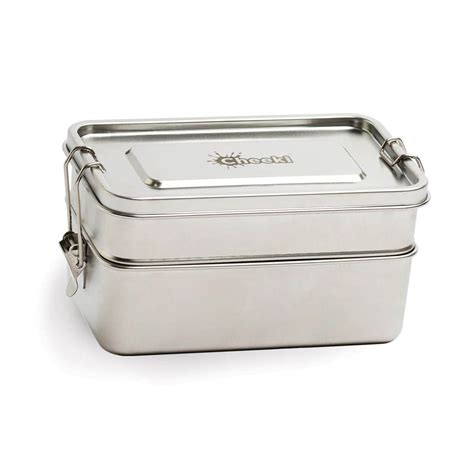 cheeki stainless steel lunch box|Cheeki Lunch Box Double Stacker .